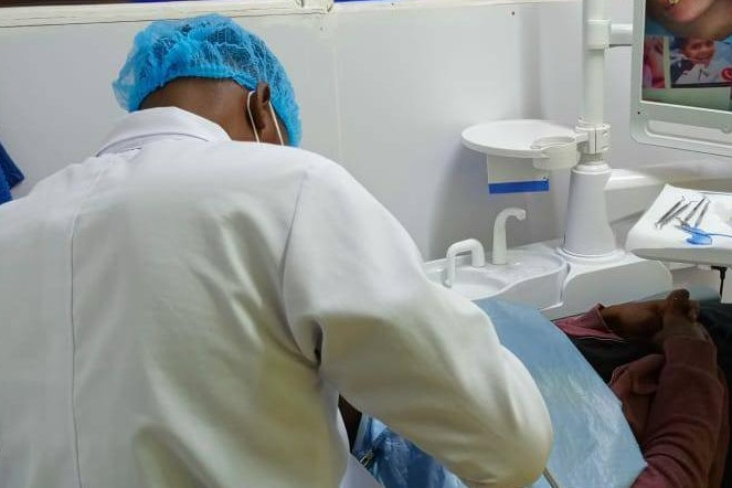 Dental clinic interior